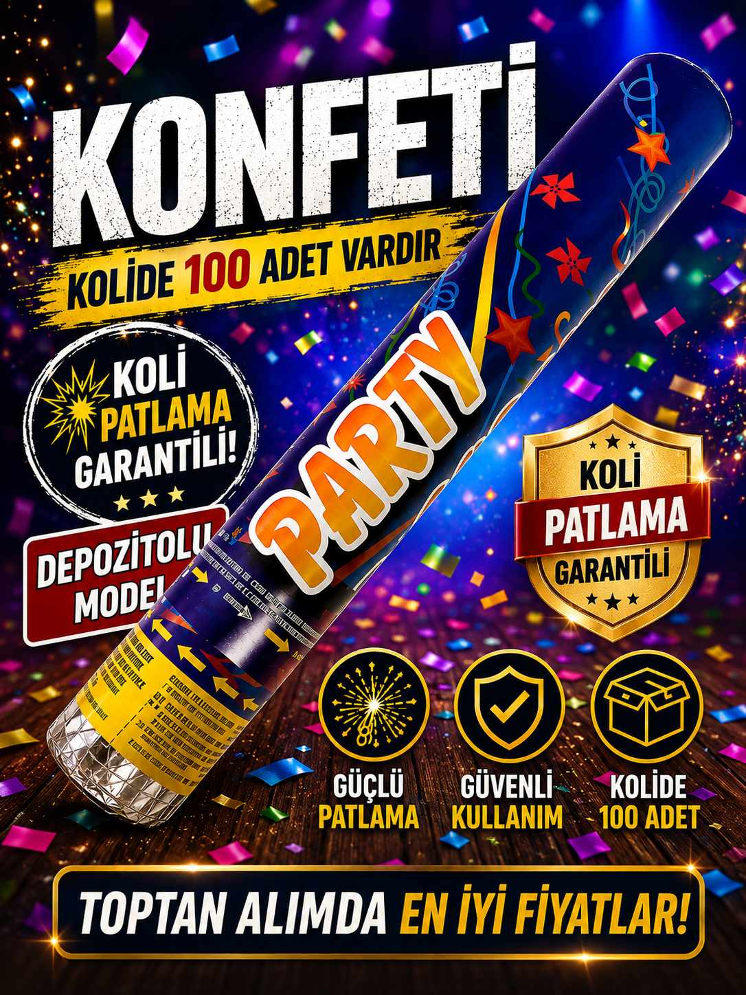 Karnaval Konfeti 30 cm
